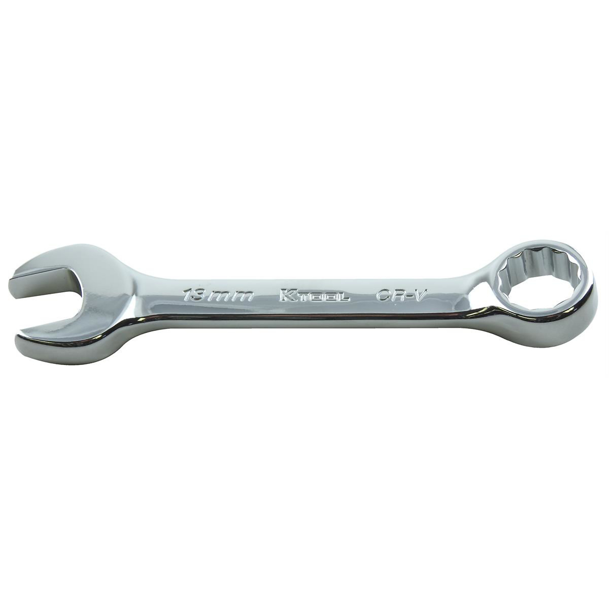 K-Tool International Combination Wrench — 13mm, 15 Degree, Short, Model# KTI41713
